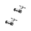 Armani (Emporio Armani) Мужские серебряные запонки черный бизнес Вентилятор EGS2285040