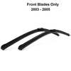 Wiper Blades for Volkswagen Multivan 24&24 Fit Side Pin Arms 2003 2004 2005 2006 2007 2008 2009 2010 2011 wiper blades for volkswagen passat b7 24