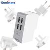 Британский Терман (Etman) зарядное устройство адаптер четыре USB розетка конвертер за границей Малайзия Бали, Япония, США и Южная Корея многонационального родовой Британский стандарт Европейского стандарт Американского стандарт Австралийский стандарт стандарт