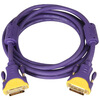 (CHOSEAL) QS5202T3 DVI (24 + 1) позолоченный терминал с двумя DVI-интерфейсами компьютерный телевизионный проектор, выделенный видеокабель высокой четкости 3 метра проектор