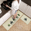 Богатый рейтинг (FOOJO) коврики впитывающие коврики не скользят Doormat кухни печатание комплекта 40 * 60 + 40 * 120см кухни