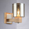 BOKT Modern Minimalist Bedroom Bedside Lamp Corridor Wall Lamp Wall Porch Lights Home Decor Smoky Grey Glass Lampshade creative home use decor retro style color glass lamp light touch switch