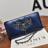 DALFR PU Leather Wallet Womens Leather Purses Ladies Designer Clutches Bag Women Luxury Handbags Women Bags Designer famous brand luxury cowhide genuine leather day clutches women large capacity butterfly diamond cover shoulder envelope hand bag
