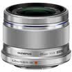 Olympus OLYMPUS MZUIKO DIGITAL 25mm f18 high quality fixed focus lens large aperture high speed & mute auto focus silver