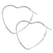 New Cute Hollow Big Heart Hoop Earrings For Women Gold Silver Color Copper Ear Ring Simple LOVE Trendy Romantic Jewelry Gifts