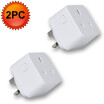 2PC Smart Plug Wifi Outlet Compatible Para Alexa Echo Con Función De Temporizador