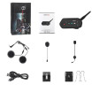 E6 Motocicleta BT Intercom Moto Interphone Headset 1PC