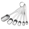 6 Unids  Set Cuchara Medidora De Cocina Cucharadita Café Azúcar Cuchara Hornear Cocinar Tazas Medidoras Con Herramientas De Escala