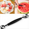 Cuchara De Melón De Doble Extremo Cuchara De Fruta Helado De Acero Inoxidable Acero Inoxidable Sorbete Cozinha Herramienta De Cocina Accesorios De Coc