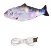 30CM Juguete Electrónico Para Mascotas Y Gatos LED Eléctrico De Carga USB Juguetes De Simulación De Peces Para Perro Gato Masticar Jugar Morder Juguet