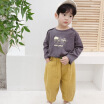 Pantalones De Algodón Para Bebés Y Niños Pantalones Casuales De Verano Y Otoño Con Pantalones Sueltos De Bolsillo Sólidos Para Bebés