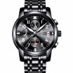 Luxury Brands Men Business Quartz Watch Stainless Steel Calendar Waterproof Watch Chasy Hot Sale