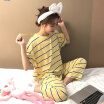 Conjunto De Pijama De Mujer De Manga Corta Para Mujer Ropa Casual De Moda Estampado De Algodón Ropa De Casa Linda Traje Cómodo Conjunto De Pijama