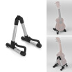 Universal Portable Ukulele Stand Ukelele Uke Holder A-Frame Aluminum Alloy String Instrument Accessories for 18-26 Inches Ukuleles