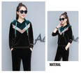 new golden fleece sport suit for women in autumn&winter 2018 looks thin&slim with two pieces of casual sweater
