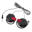 35mm Wired Gaming Headset On-Ear Sports Headphones Ear-hook Music Earphones w Microphone In-line Control for Smartphones Tablet