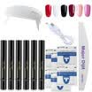 Major Dijit 1 Set Nail Art Tools Manicure Tool 6 colores 5ml One Step Nail Gel UV Lámpara Secadora Kit Kit de uñas