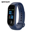 Smart Bracelet M3 C Heart Rate Blood Pressure Monitor Pulse Wristband Fitness OLED Tracker Watch For Iphone Xiaomi PK mi band 3
