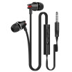 Luli Wired Earphones 35mm Earbud Hands-free Hifi Bass music sport Gaming Head phone for Smartphone PC computer Headset
