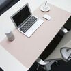 BUBM mouse pad oversized office table mat laptop pad keyboard pad desk pad game home mat waterproof support large goods custom medium pink metal silver