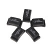 Guitar Pick Holders Alice 5pcs Black Rubber Pick Holder Fix on Headstock for Guitar Ukelele