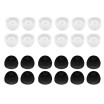 12 Pairs 24 PCS S M L Silicone 45mm Earbud Cushion Replacement Headphone Headset Ear pads Gel Covers Tips For Earphone MP3 H090 R