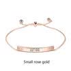 Pulsera NeillieN Letter pulsera para dama pulsera elástica creativa joyas de estilo europeo y americano joyería creativa 5pcs