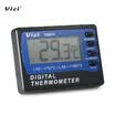 Vici Mini LCD Termómetro digital Medidor de temperatura Celsius grados Fahrenheit Grado de entrada Frigorífico congelador Termómetro con sonda Máx Mín