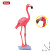 Oenux Original Paradise Birds Flamingos Ara Seagull Pelican Snowy Owl Figurines High Quality PVC Animal Action Figure Child Toy