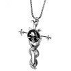 Stainless Steel Cross Necklace For Men Woman Punk Cute Vintage Rock Hiphop LP00111