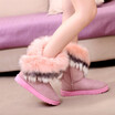 New Fashion Winter Ankle Women Boots Plush Warm Lady Shoe Plus Size Easy Wear Up Girls Snow Boots Size36-40