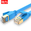 Shengwei shengwei seven types of network cable shielded line 10G engineering grade CAT7 pure copper network jumper computer broadband connector household finished line 15 m blue FLC-7015C