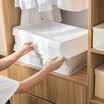 Bunana Bunana Simple Oxford Cloth Storage Box Underwear Bra Socks Sorting Box Foldable White
