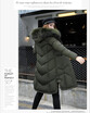 winter 2018 cotton-padded womens long style Korean version of the great fur collar thickened warm cotton-padded jacket