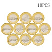 34 PCS Novelty Sex Coins 6 Euro Coins Gold Plated Full Set Play Position Coins Collection Specie Magpie