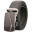 xsby Dress Belts for MenBusiness Ratchet Genuine Leather Belt Automatic Buckle
