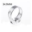 318 349mm 20g Aleación de Aluminio MTB Bicicleta de Carretera de Liberación Rápida Abrazadera de Tija de Sillín de Bicicleta Ciclismo Asiento Tubo Clip de Piezas de Bicicleta