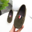Boys Slip-on Soft Breathable Shoes 2018 Autumn Kids Flock PU Leather Casual Shoes Boys Loafers All Sizes 21-36