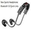 Bluetooth 50 wireless sports Bluetooth headset waterproof&sweat-proof running fitness can not afford to lose