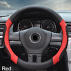 ​1 Pcs Automotive interior protection accessory comfortable orange white red multicolor fashion non-slip Car Steering Wheel Cover