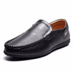 Mens Shoes Loafers Fashion Leather Casual Shoes For Men Slip On Driving Shoes Flat Shoes Brown Black Size 38-44
