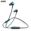 AKG Y100 WIRELESS neck-mounted wireless Bluetooth headset in-ear sports mobile game magnetic environment-aware music headphones graphite black