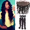 Amazing Star Brazilian Virgin Hair Loose Wave with Frontal Closure 3 Bundles with Lace Frontal Loose Wave Hair Nice Hair Thick