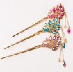 Hairpin classic water drill restoring ancient wind hairpin Tassel folk style vintage court Hanfu ornaments