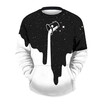 Aowofs New Mens 3D Printed Pullover Womens Sweater No Suede Inside CBA002
