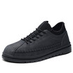 Mens Shoes Fashion Casual Shoes Genuine Leather Lace Up Shoes Breathable Shore For Men Black Brown Grey Size 39-46
