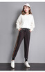 The sports casual pants of golden fleece fall&winter new Korean version high waist side stripe fashionable joker harem pants
