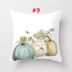 Halloween Pumpkin Square Cotton Linen Throw Pillow Case Cushion Cover Home Decor