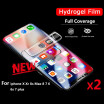 Mzxtby 6D Hydrogel Film Soft Full Cover For iphone X Xs Max Xr Screen Protector For iphone 8 7 6 6s plus Not Tempered Glass 2pcs