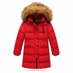 New Year Clothing White Duck Down Jacket Thin Down Jacket Girls Teenagers Down Jacket Children Winter Filling Down Jacket Boy